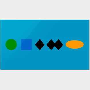 SKI TERRAIN SYMBOLS Posters and Art